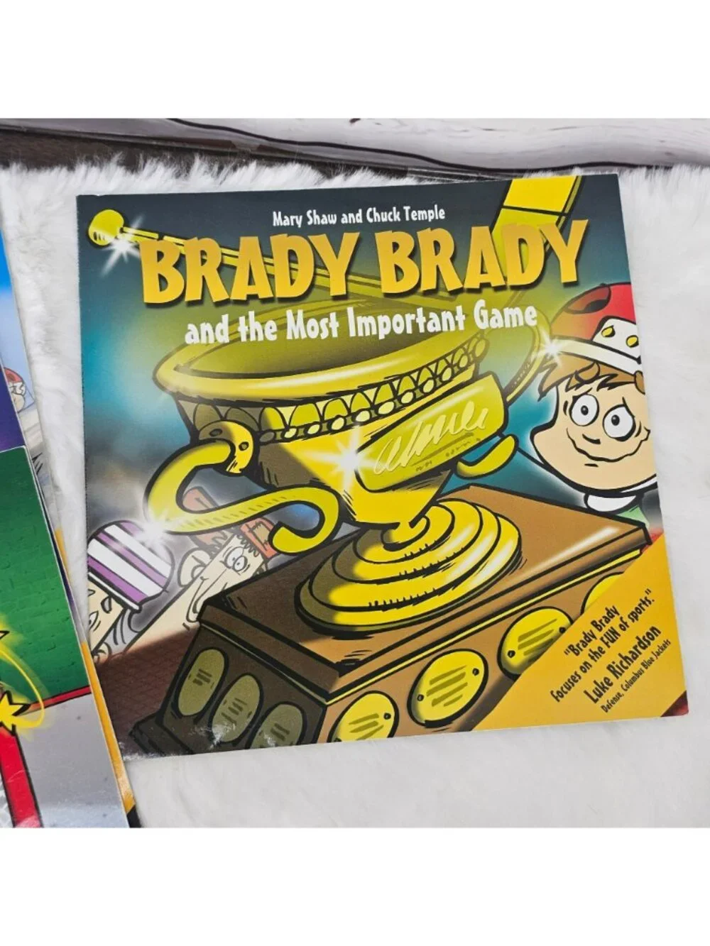 Brady Brady Illustrated Childrens Hockey Book Set By Mary Shaw - Lot Of 7 Titles